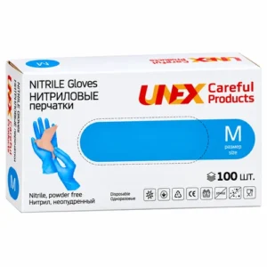 Перчатки медицинские нитриловые Unex